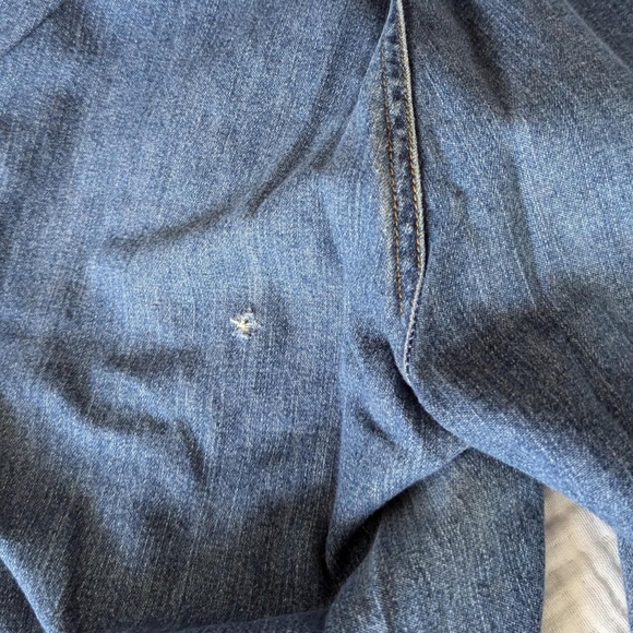 Vintage Straight Leg Stretchy Waist Pull On Jeans - Picture 6 of 6